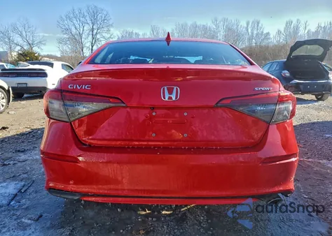 2022 Honda Civic Sport from USA, damaged, VIN 2HGFE2F5XNH524805